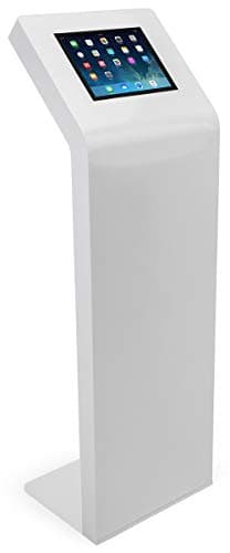 Displays2go 12.9 Inch Tablet Kiosk Stands with Locking Enclosure – (IPGRAND12WH)