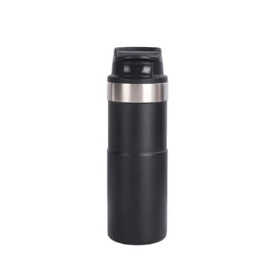 500ml Bpa Free Classic Trigger Action Travel Coffee Mug 16OZ Double Wall Cup Insulated Sports Portable Water Bottle(NC750S blue)