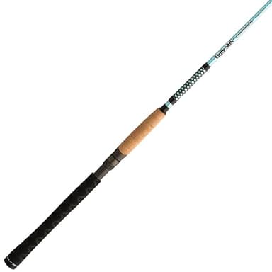 Ugly Stik 7'6" Carbon Inshore Spinning Rod, 1-Piece Fishing Rod, Medium Light Rod Power, 8-15 lb Line Rating, 1/8-3/4 oz Lure Rating