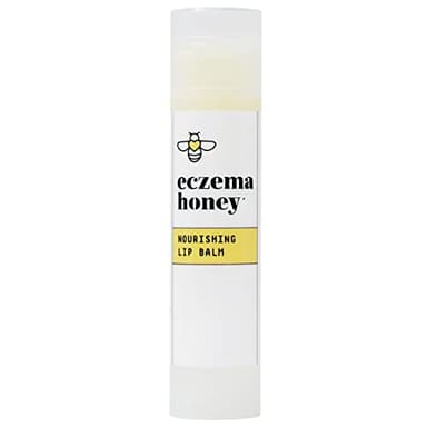 ECZEMA HONEY Nourishing Lip Balm - Organic Chapstick for Sensitive Skin - Daily Lip Moisturizer for Very Dry Lips - Mango Butter & Honey Lip Balm - Natural Lip Care Products (1 Ct)