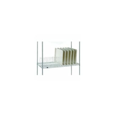 Nexel Tray Drying/Storage Rack, Clear Epoxy Finish, 24"W x 12"L x 8½"H