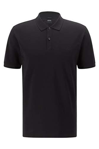 Boss Hugo Boss 50303542 Men's Pallas Short Sleeve Polo Shirt, Black, Large