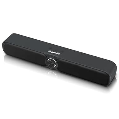 Gemini Portable Bluetooth Soundbar with FM Radio, USB & microSD - 200W Wireless Speaker with 3600mAh Battery, Multiple Input Modes, Compact Gaming & Outdoor Audio Bar (GSBR-20)