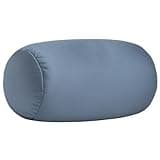 Focustree Microbead Neck Body Pillow Tube Microbead Bolster Bean Smooth Cool Pillow Neck Cervical Roll Pillow for Sleeping 7 x 12Inch Throw Travel Pillow (Cold Grey)
