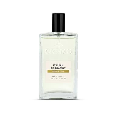 Cremo Cologne For Men - Italian Bergamot Mens Cologne Spray, A Combination of Italian Bergamot, Neroli Blossom, and Fresh Vetiver, Multi-Layered Signature Men's Fragrances, 3.4 Fl Oz