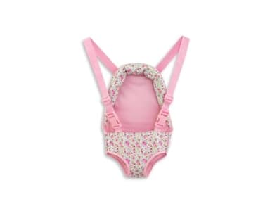 Corolle Baby Doll Sling - Mon Grand Poupon Accessory Fits 14" and 17" Dolls, with Adjustable Straps and Floral Print, for Kids Ages 3 Years and up, Pink/Floral (9000141320)