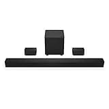 VIZIO V-Series 5.1 Home Theater Sound Bar with Dolby Audio, Bluetooth, Wireless Subwoofer, Voice Assistant Compatible, Includes Remote Control - V51x-J6