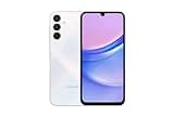 Samsung Galaxy A15 (SM-155M/DSN), 128GB 6GB RAM, Dual SIM, Factory Unlocked GSM, International Version (Ring Grip Case Bundle) (Light Blue)