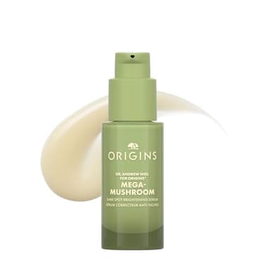 Origins Mega-Mushroom Dark Spot Serum | Reduces Visible Hyperpigmentation & Post-Acne Marks | With Vitamin C & Reishi Mushroom, 1 Fl Oz