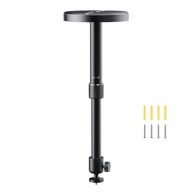 Aurzen Ceiling Projector Mount Bracket, 360° Rotation & 90° Tilt, Adjustable 9"-15" Length, ¼-Inch Screw, Compatible with TMY, HAPPRUN, Yaber, Epson & Most Projectors