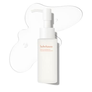 Sulwhasoo Gentle Lightweight, silky texture Korean Double Cleansing oil to melt away Waterproof Makeup, 1.69 fl. oz.