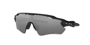 Oakley Mens OO9208 Radar EV Path Rectangular Sunglasses, Polished Black/Prizm Black, 38 mm