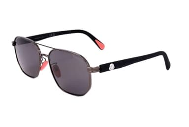 Moncler Flaperon Sunglasses ML0242H 08A Gunmetal/Black 56mm