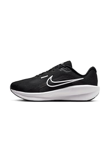 Nike Men's Downshifter 13 Road Running Shoes, Black/White-Dark Smoke Grey, 9 Extra Wide