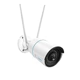 REOLINK Plug-in Outdoor WiFi Security Camera, 5MP HD Dual Band Wired Wi-Fi Camera for Home Security-2.4/5 Ghz, Smart Detection, Motion Detection, Night Vision, IP67 Waterproof, RLC-510WA