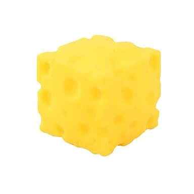 1 Pc Cheese Squishies Stress Relief Soft Novelty Toy Simulation Cheeses Food Squeeze Toy Birthday Gift Cute Desk Decor for Adults & Kids
