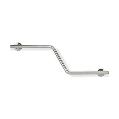 Seachrome Bathroom Grab Bar, 38 inch Stainless Steel, Right Handed Zuma Bar, 1 1/4 inch Diameter, Handicap Grab Bar, Safety Rail, Satin Stainless (Model: GWR-3638-QCR-SS)