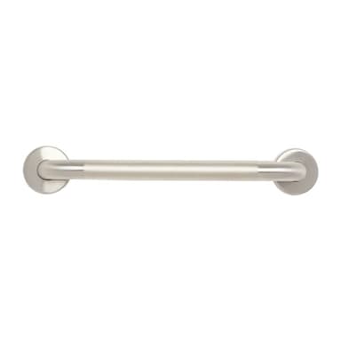 Seachrome 18" Wall Mount Grab Bar, 1 ¼" Diameter, Concealed Flanges, ADA Compliant, Peened with Satin Ends