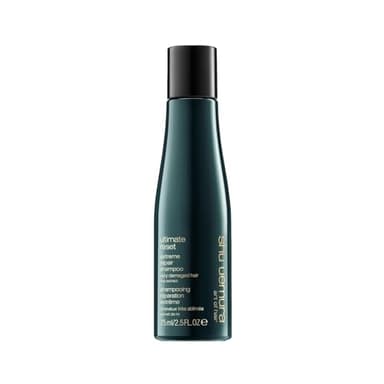 shu uemura art of hair Ultimate Reset Extreme Repair Shampoo - Strengthens to Reduce Breakage and Split Ends, Deeply Conditions and Nourishes Damaged Hair, With Japanese Rice Extract, 2.5 Fl Oz