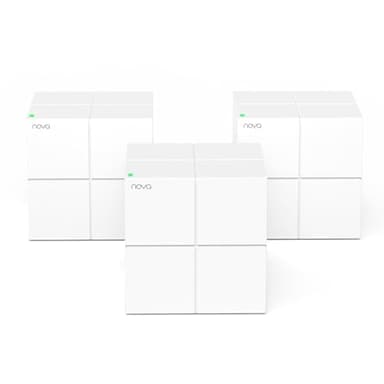 Tenda Nova Mesh WiFi System MW6 - Covers up to 4-6 Bedroom Houses- AC1200 Whole Home WiFi Mesh System - Gigabit Dual-Band Mesh Network - Replaces Wireless Router and WiFi Extender - 3-Pack