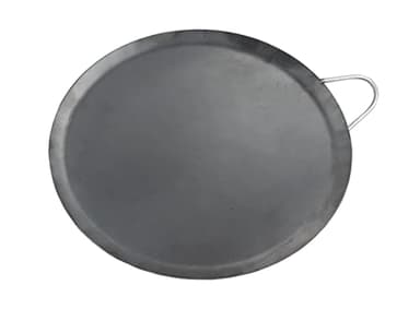 Comal Para Tortillas Grandes Para Estufas for Tortillas y Quesadilla Carbon Steel Heavy Duty Metal Handle (10 Inch)
