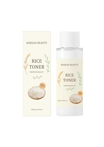 Korean Beauty Rice Toner with Natural Rice Extract, 90% Rice Extract, 3.38 fl.oz/100ml