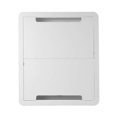 Legrand - OnQ Cable Management, In-Wall Media Box, Dual Purpose Structured Wiring Enclosure, TV Home Theater Recessed Storage Box, 17 Inch, White, ENP1700NA