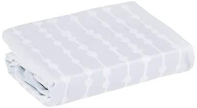 4moms Breeze Bassinet Sheets, Machine Washable, Soft, Plush, Waterproof Fabric, Grey Beads