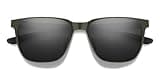 Smith Unisex Lowdown Metal Performance Sunglasses - Matte Moss Frame | ChromaPop Polarized Black Lens