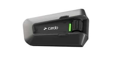 Cardo PACKTALK Edge Motorcycle Bluetooth Communication System Headset Intercom - Single Pack