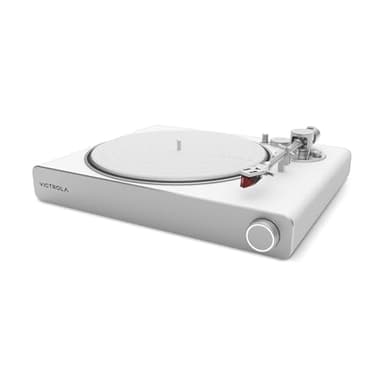 Victrola Stream Pearl Turntable - 33-1/3 & 45 RPM Vinyl Record Player, Works with Sonos Wirelessly, High Precision Cartridge, Semi-Automatic, Wi-Fi, RCA, Pre-Amp Out, Sleek & Stylish, White