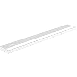 LED Under Cabinet Lighting Hardwired - 3CCT 24 Inch White Finish - Undercabinet Lights for Kitchen - Linkable Undercounter Dimmable Plug in Light or Hard Wired - Under Counter Fixture Direct Wire