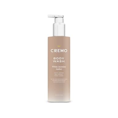 Cremo White Jasmine Amber Skin Moisturizing Body Wash for Women, Notes of White Jasmine, Red Currant, and Sweet Amber, 16 Fl Oz