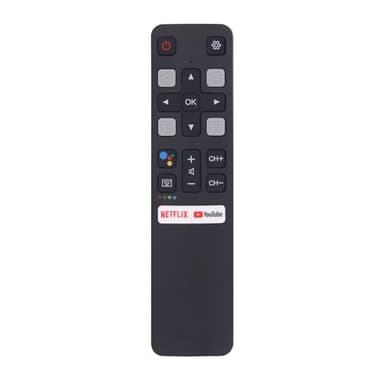 TCL TV Remote Control Replacement RC802V FNR1 for TCL Android Remote 4K Smart TV 50S434 55S434 75S434 40S330 70S430 32S334 55S435 50S435 43S434 32S6500A [NO Voice Function]