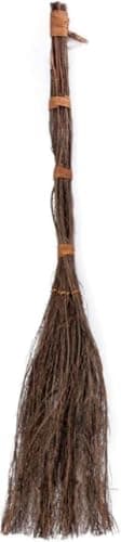 Highly Scented Cinnamon Broom - 36 inch Heather Broom Stick with Rope Loop for Easy Hanging - Traditional and Rustic Kitchen Decor, Witchy Home Decor for Halloween and Holiday Decorations