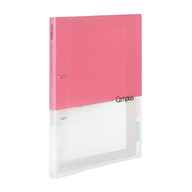 Kokuyo Campus 2-Ring Loose Leaf Binder, A4, 2 Holes, Up to 100 Sheets, Pink, Japan Import (RU-PP158P)
