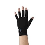 Copper Fit ICE Compression Gloves Infused with Menthol, Black, Large/X-Large