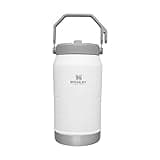 Stanley IceFlow Flip Straw Jug with Handle 64 oz| Twist On Lid and Flip Up Straw | Leak Resistant for Travel and Sports | Insulated Stainless Steel | BPA-Free |Polar