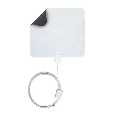 Winegard FL5500A FlatWave Amped Digital HD Indoor TV Antenna – Amplified, 4K & ATSC 3.0 Ready, High-VHF/UHF, 60 Mile Range, Dual Color, 6 ft Cable