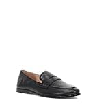Frye Faith Loafer Women's Leather Slip-On Shoes - Classic Comfort & Style for Everyday Wear, Black - Goat Frenzy Leather - 8.5 M