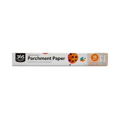 365 by Whole Foods Market, Unbleached Parchment Paper, 72 Sq Ft