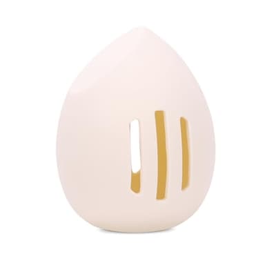 Makeup Sponge Holder, Cosmetic Travel Cases, Beauty Blender Storage, Durable Silicone Organizer for Wet or Dry Makeup Sponges, Space-Saving, Easy to Clean (white)