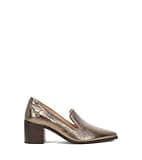 Frye Sadie Venetian Women's Leather Slip-On Loafer Shoes - Comfortable & Stylish Casual Footwear, Bronze - 8 M