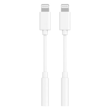 [Apple MFi Certified] Apple Lightning to 3.5 mm Headphone Jack Adapter for iPhone 14 Pro Max, 2 Pack iPhone 3.5mm Headphone Aux Audio Converter Dongle Adapter for iPhone 14 13 12 11 Pro Max XS XR X 8