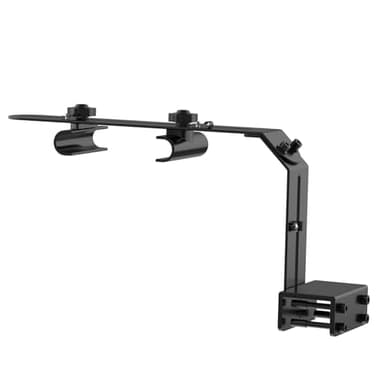 hygger Aquarium Light Riser Fits 957 978 999 918, Universal Fish Tank Light Holder Adjustable Led Aquarium Light Mounting Bracket, Sturdy Aluminum Ultra Wide Base1.7''