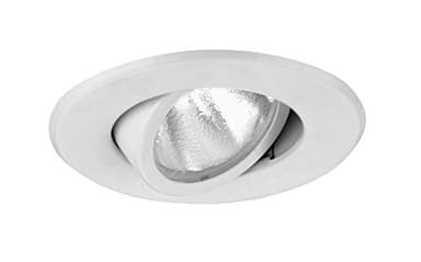 NICOR Lighting 4 in. White Recessed Adjustable Gimbal Ring Trim (19558WH)