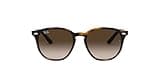 Ray-Ban Junior Kids' RJ9070S Round Sunglasses, Havana/Brown Gradient Dark Brown, 46 mm