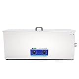 DK SONIC Professional Ultrasonic Cleaner 30L Stainless Steel, 720W Heavy-Duty Ultrasonic Gun Cleaner with Heater and Timer,Application for Rifle,Guns Parts,Bullets,Carburetor, Chains (Include Basket)