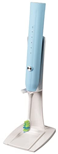 Flip Grip Hygienic No-Mess Inverted Electric Toothbrush Holder Stand, Easy Cleaning, 8”x 4” x 3.1”, White
