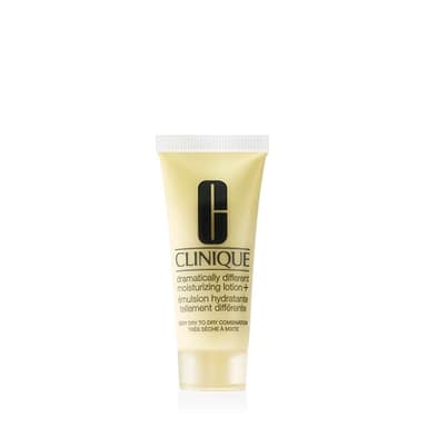 Clinique 3-Step Dramatically Different Moisturizing Lotion+ | Face Moisturizer For Dry to Dry Combination Skin Types | With Glycerin | Hydrating, Mini Travel Size, 0.5 Fl Oz
